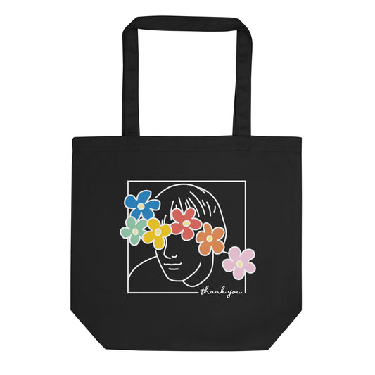 Floral Face Tote